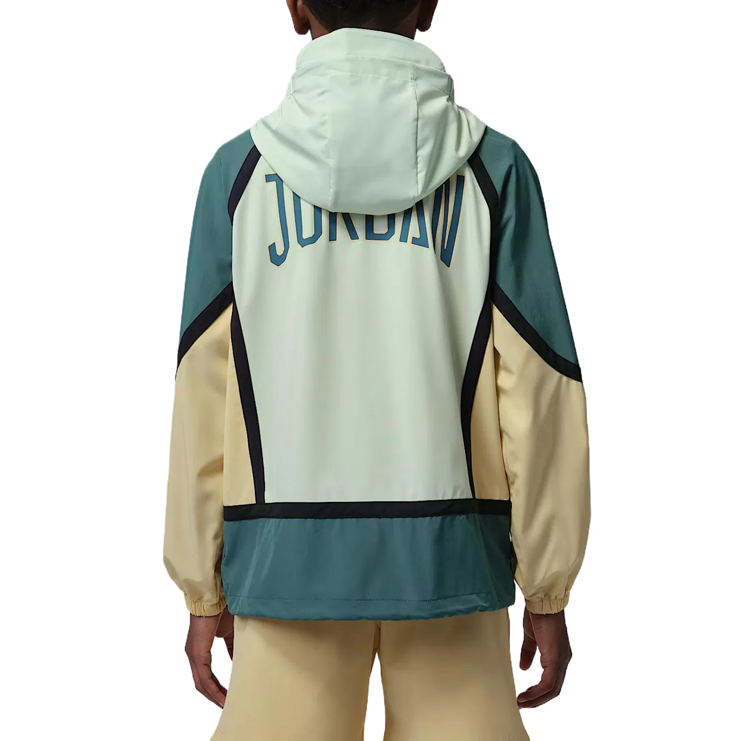 Детская куртка с капюшоном Moderate Jordan, Light Jade Blue Gray — фото 3
