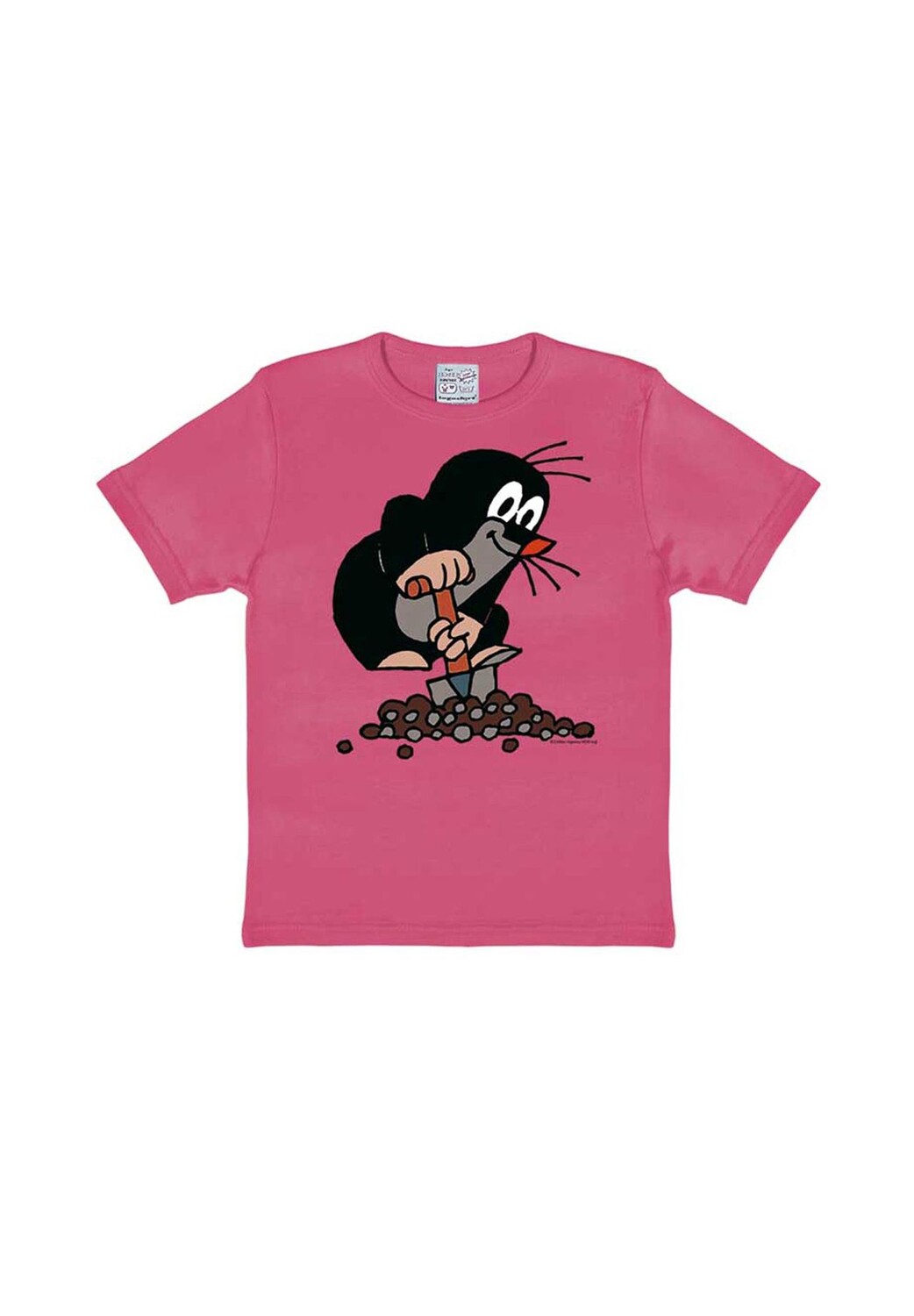 

Футболка Детская Крот LOGOSHIRT, розовый