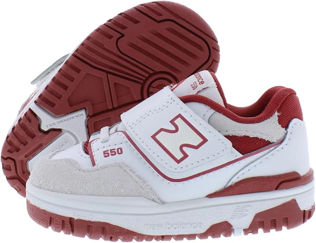 Кроссовки New Balance Kids 574 New-b V2 Familiar Ground, белый-красный