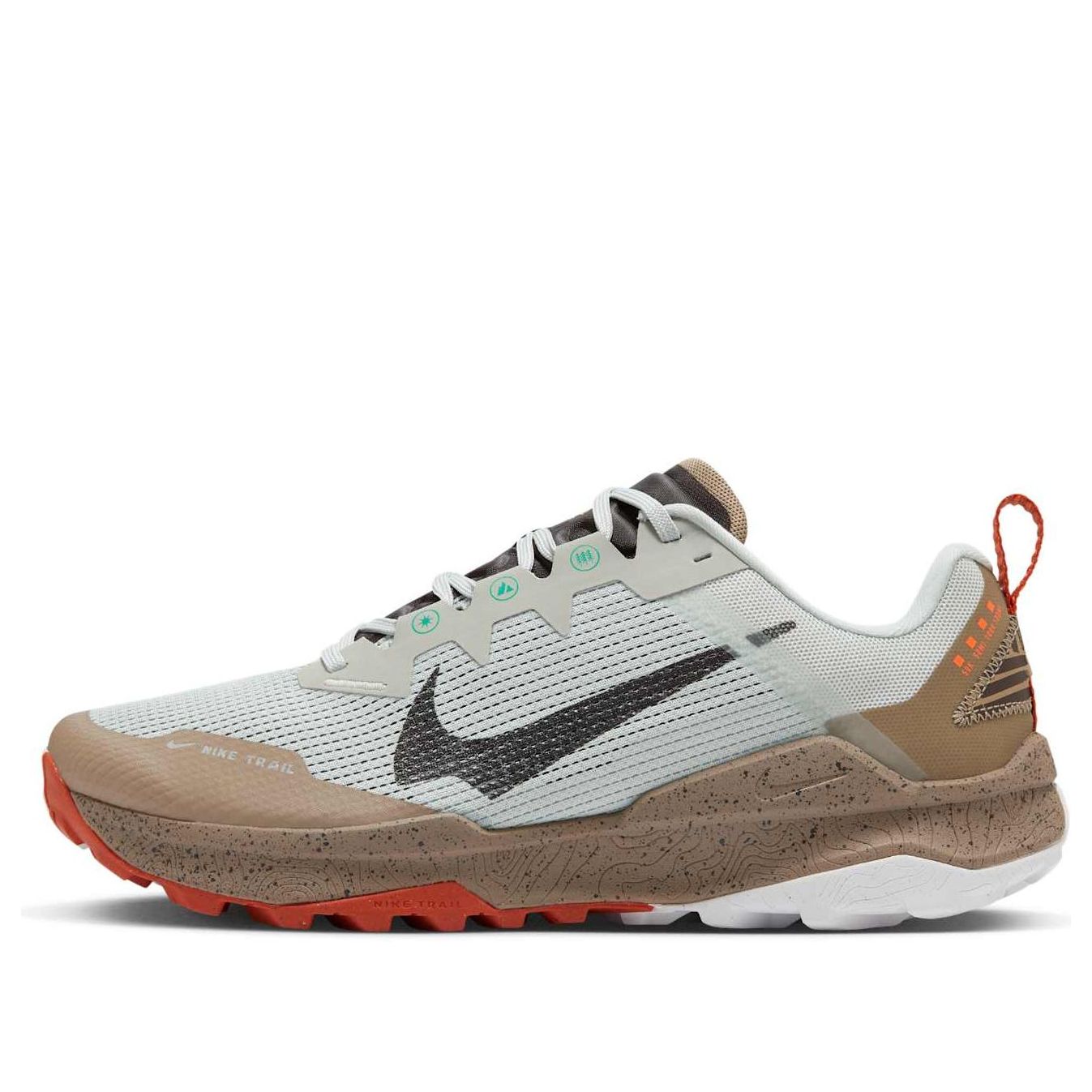 

Кроссовки Nike Wildhorse 8 'Light Silver Khaki Vintage Coral Velvet Brown' DR2686-005, серый