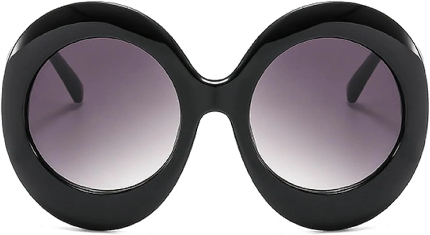 

Солнцезащитные очки в крупной овальной оправе для женщин, модные градиентные черные очки для уличных фотосессий, пляжных вечеринок, размер N45 mincl, Gray