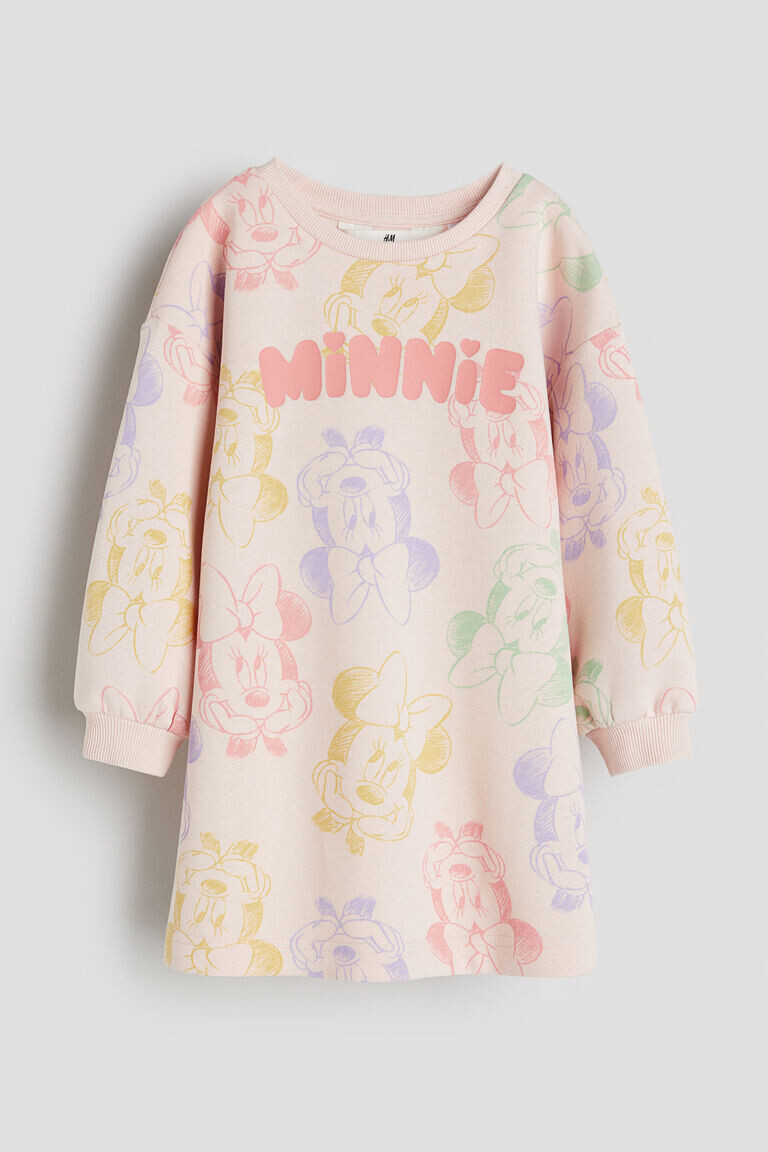 

Платье-толстовка с принтом H&M, розовый