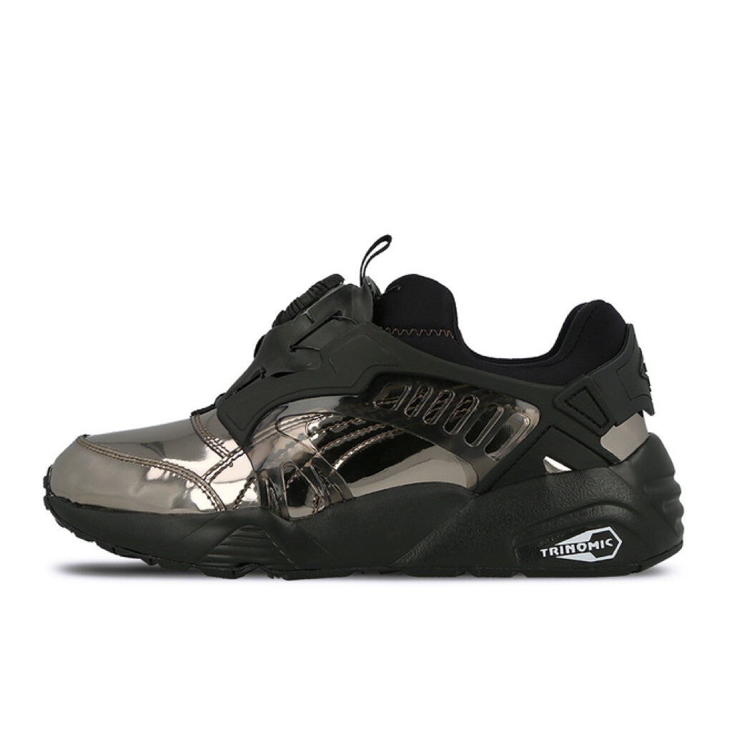

Женские кроссовки Disc Blaze Lifestyle с низким верхом, черный/серебряный Puma