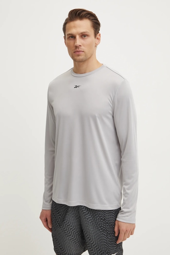 

Лонгслив Reebok, серый
