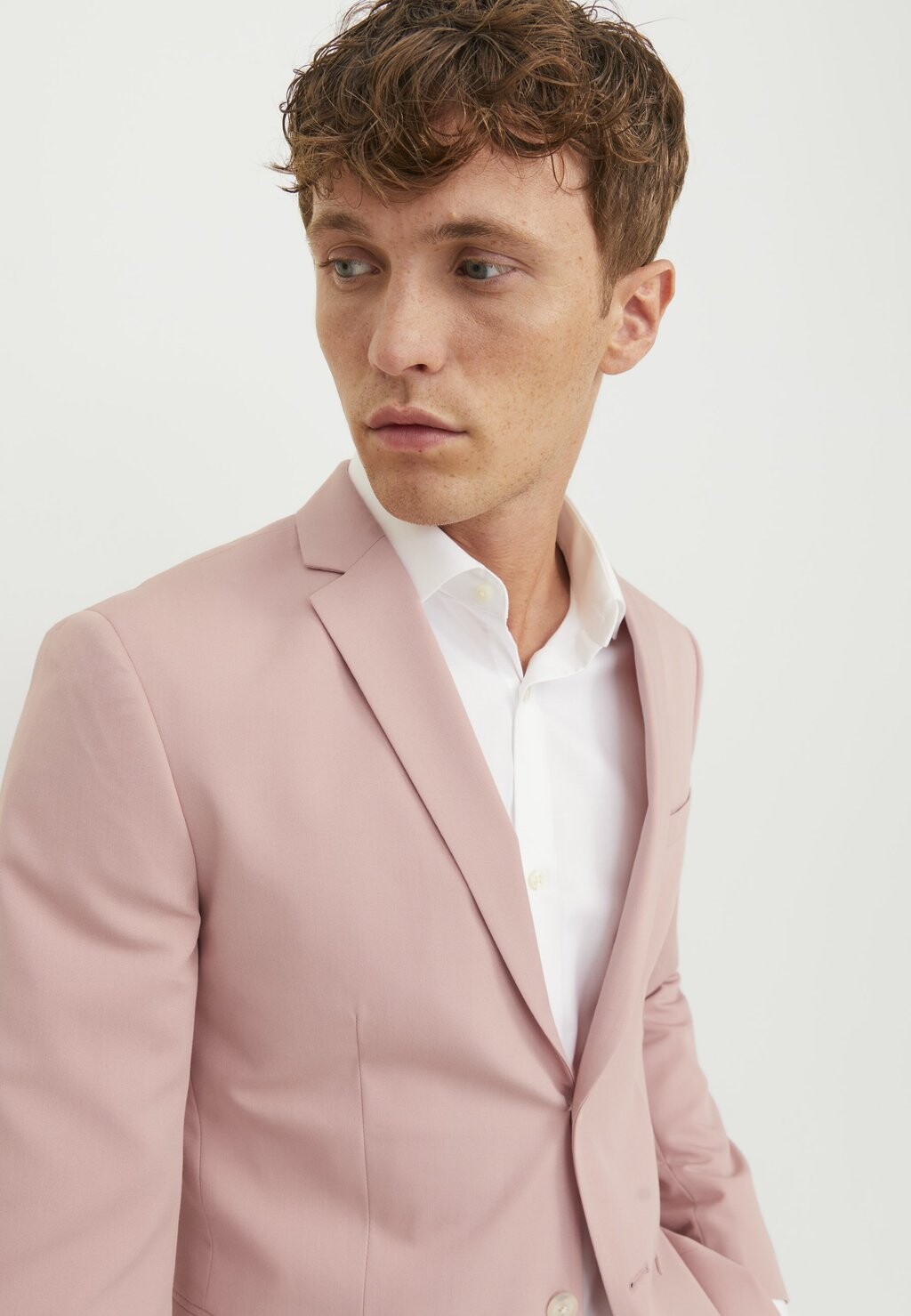Элегантный жакет JPRFRANCO NOOS Jack & Jones, розово-коричневый — фото 4