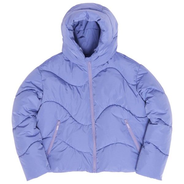 

Женская стеганая короткая куртка с волнистым узором - зимняя куртка Mazine, синий