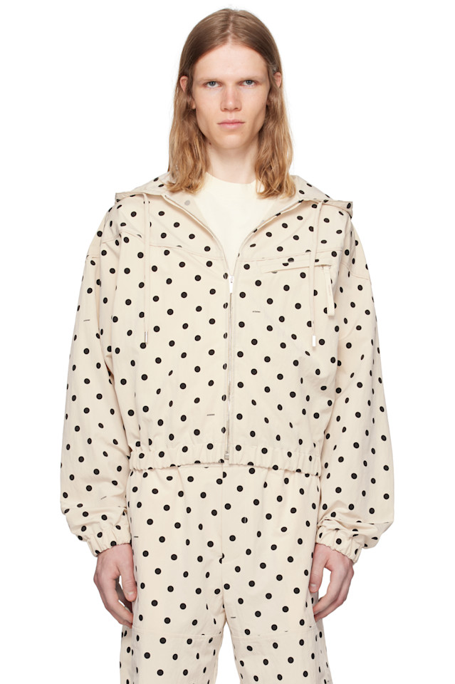 

Куртка 'The Bateau' в стиле круиз Jacquemus, цвет off-white dots logo print