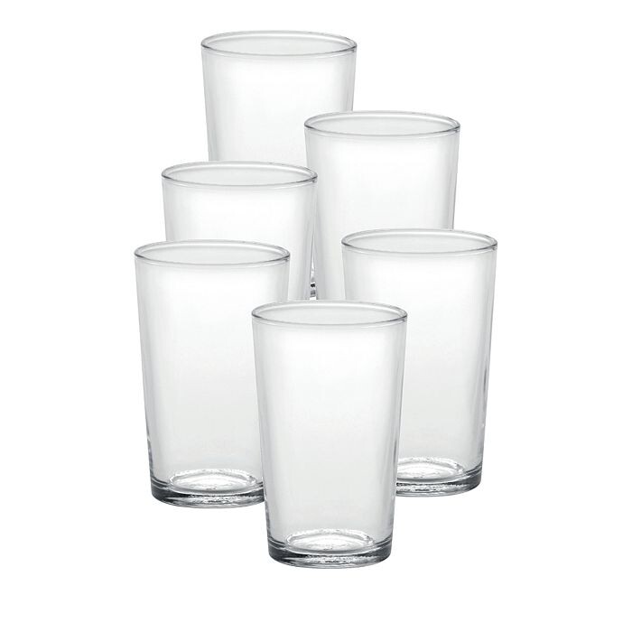 

Duralex Uni Clear 18,87 унций. Стакан, набор из 6 шт, белый