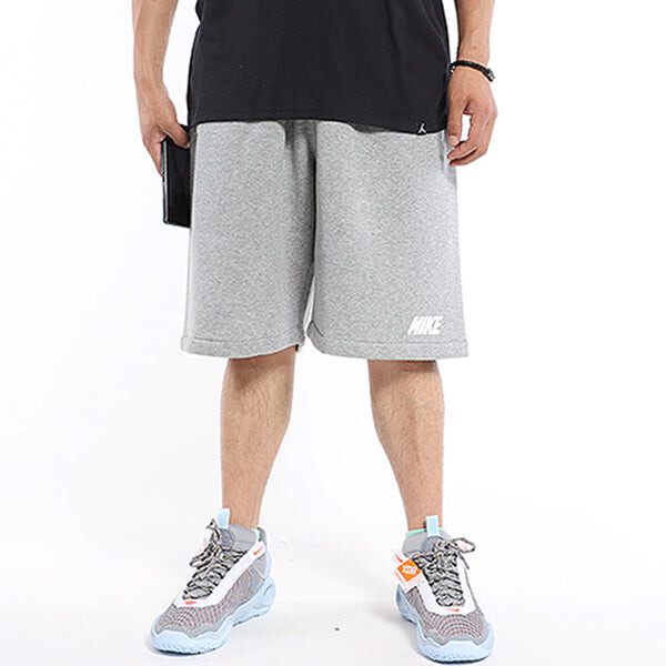 Шорты logo athleisure casual sports shorts gray Nike, серый — фото 3