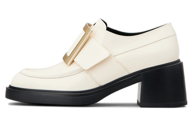 Viv" Rangers High Heels женские кремовые Roger Vivier
