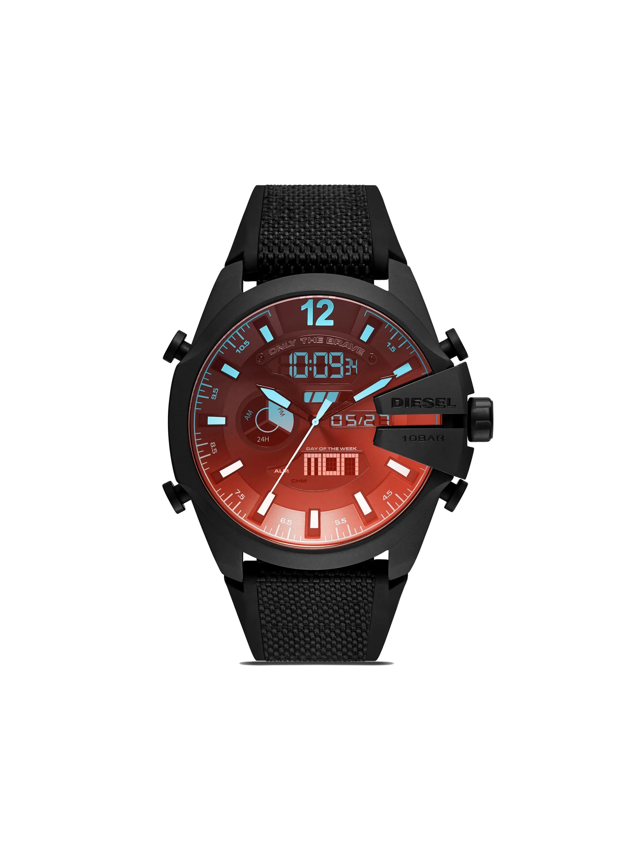 

Наручные часы Dz4548 Mega Chief Chronograph 51 мм Diesel, красный