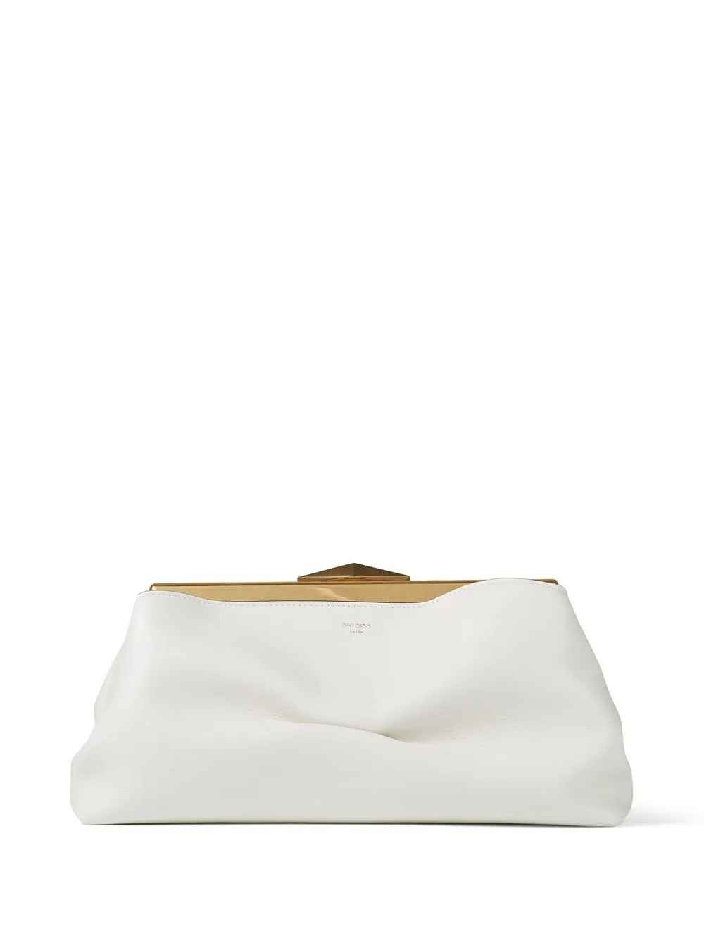 

Большой клатч Diamond Frame JIMMY CHOO, белый