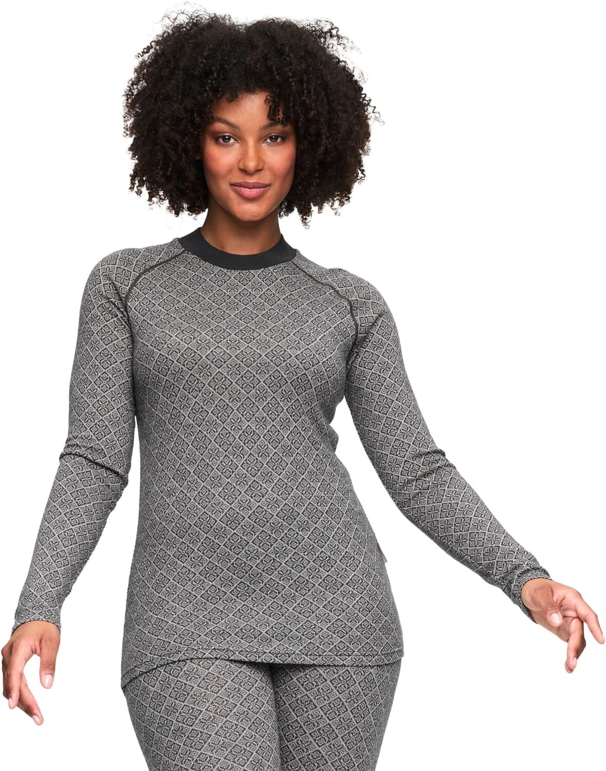 

Топ KARI TRAA Voss Cashmere Mix Long Sleeve, цвет Dark Grey