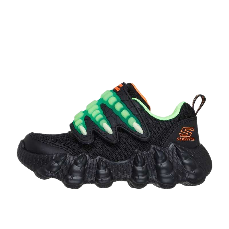 

Низкие туфли для малышей (для младенцев и малышей) Skechers Kids, черный/зеленый