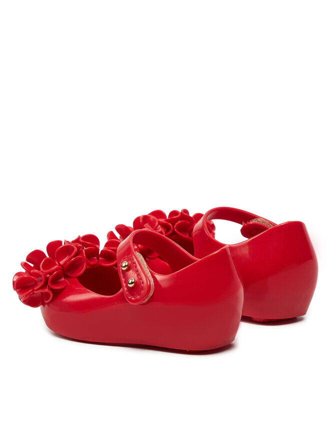 Кроссовки с липучкой Melissa Zapatos hasta el tobillo Mini Melissa Ultragirl Springtime Bb, красный — фото 3