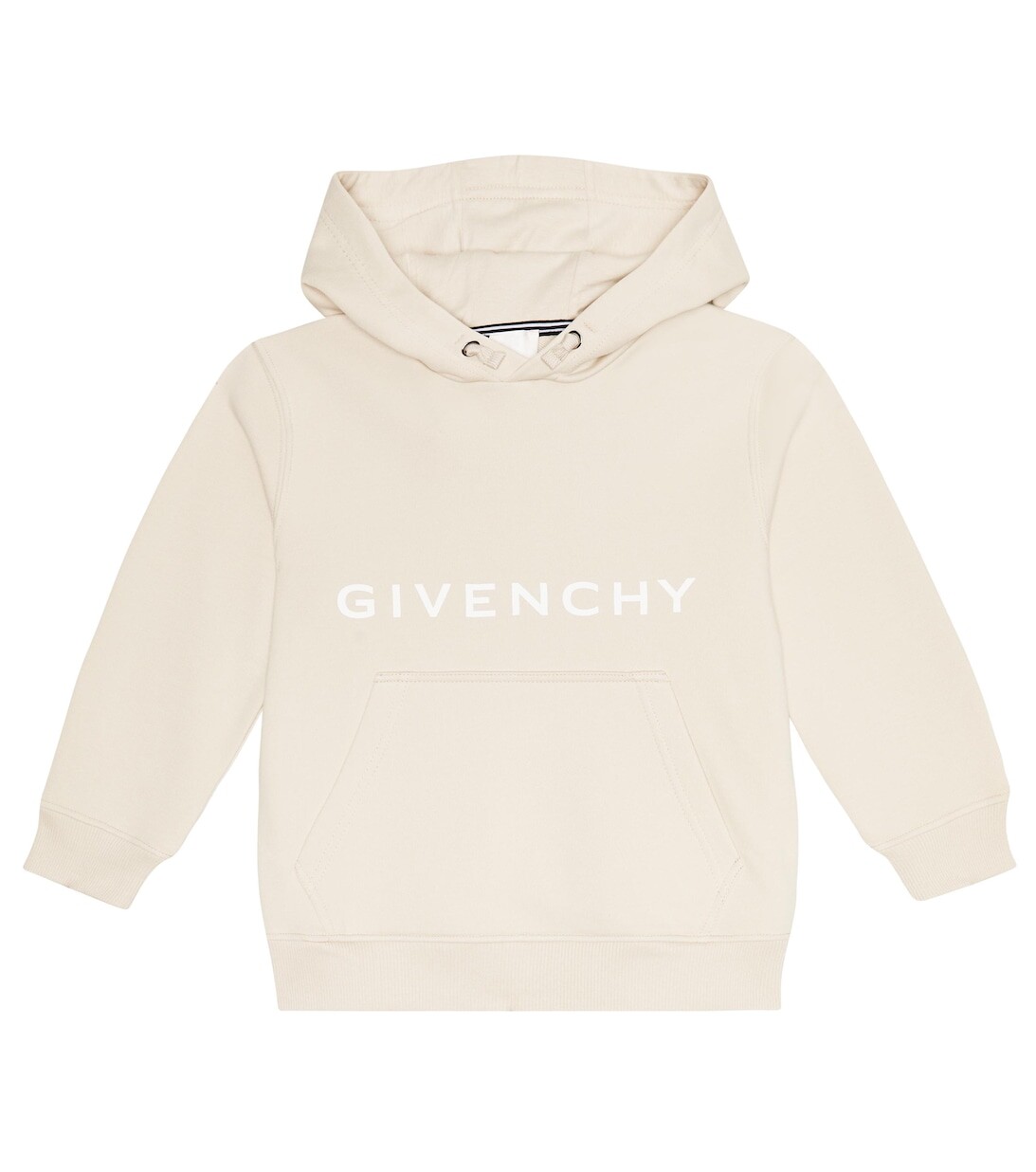 

Худи из смесового хлопка с логотипом Givenchy Kids, нейтральный