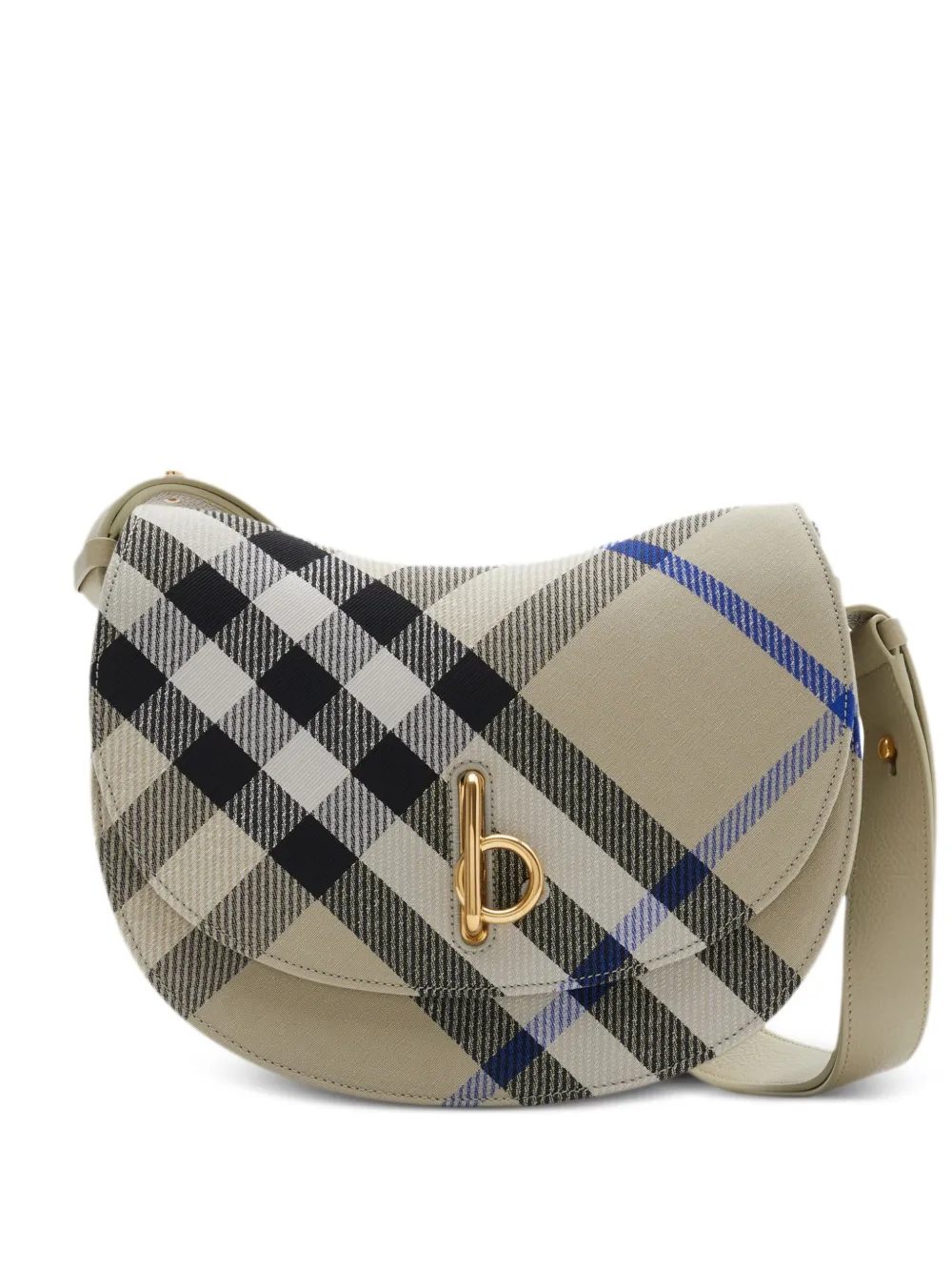 

Клетчатая сумка через плечо Rocking Horse BURBERRY, нейтральный