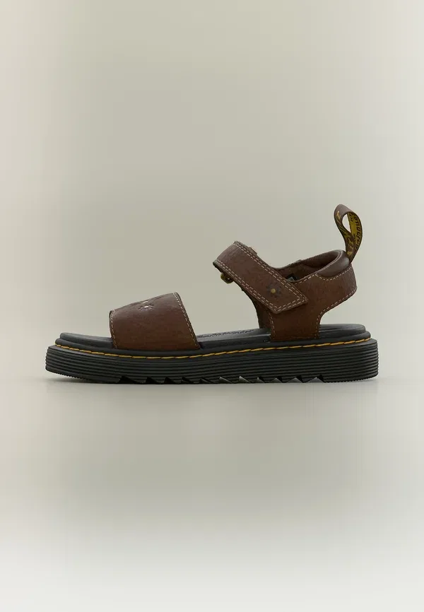 Сандалии Marlowe flower Dr. Martens, тёмно-коричневый