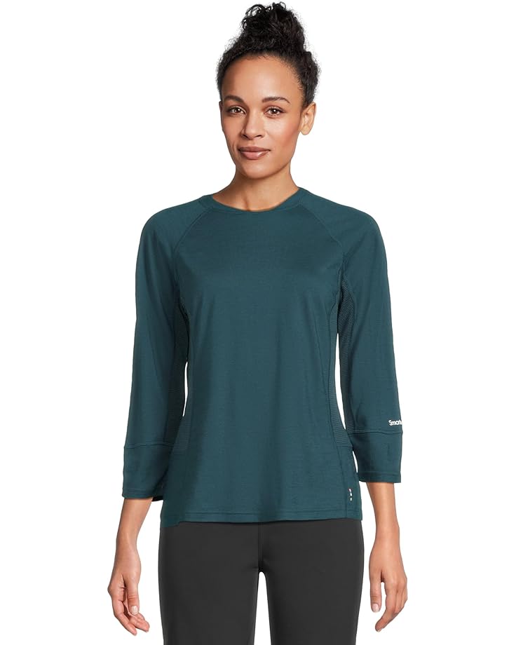 

Женская футболка с длинным рукавом Smartwool Mountain Bike, Twilight Blue