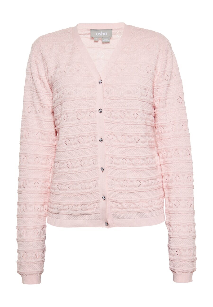 

Вязаный кардиган Usha Knit Cardigan, розовый