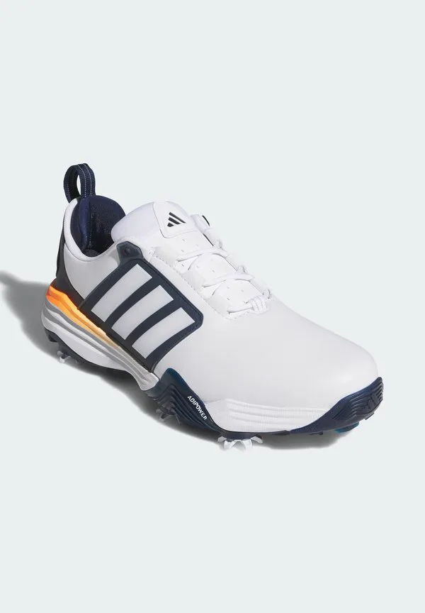 Гольф-Ботинки adipower 26 Adidas Performance, Cloud White Collegiate Navy Lucid Orange — фото 2