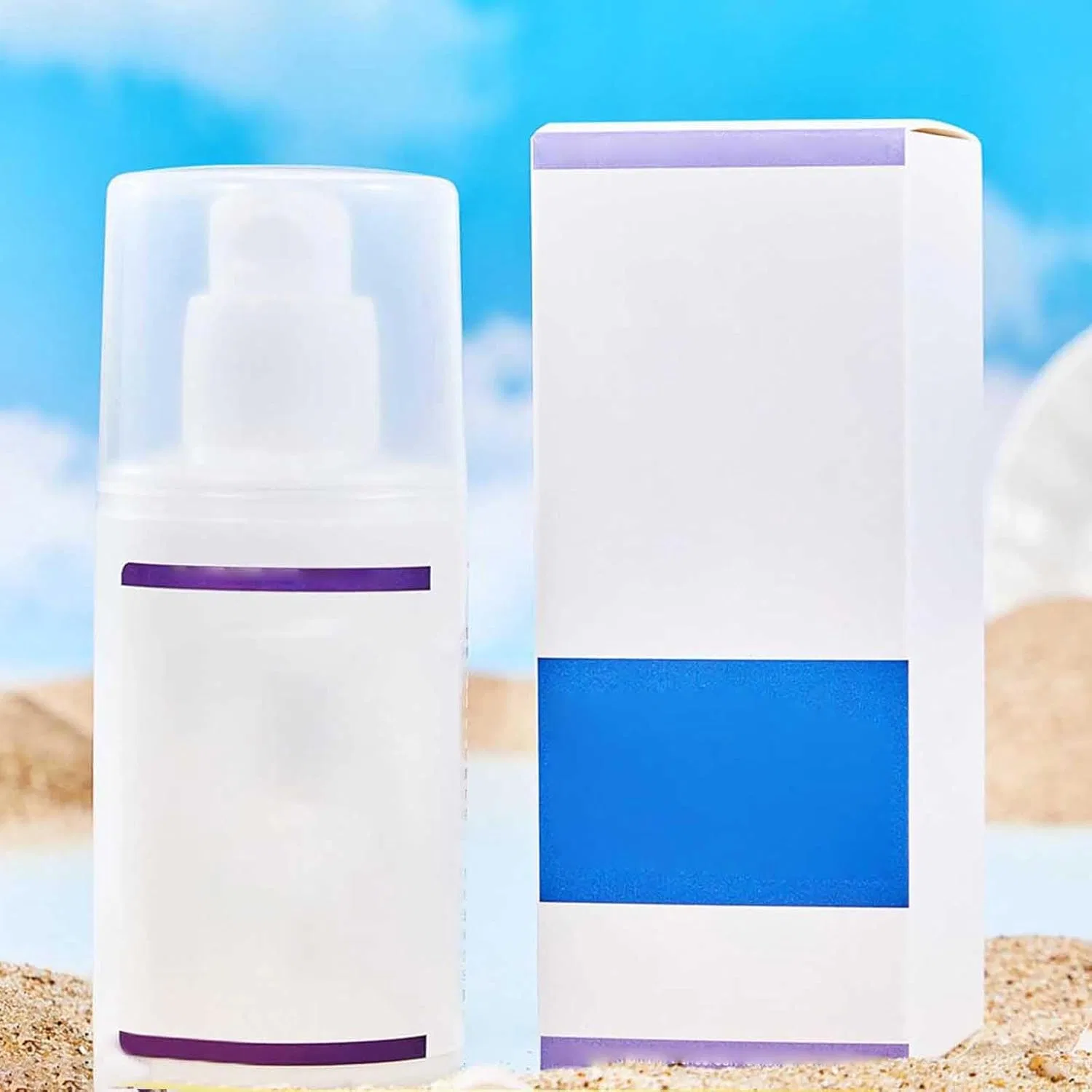 Солнцезащитный лосьон Function Sunscreen 30 SPF 30, увлажняющий, синий, 200 г Generic — фото 4