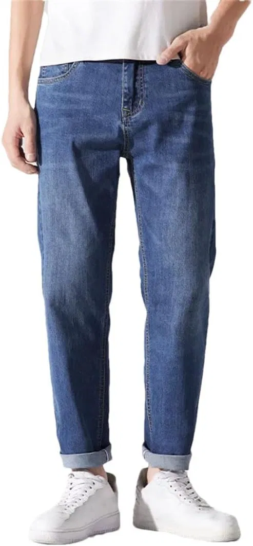 Джинсы Slim Straight Regular Fit Denim, Темно-синий