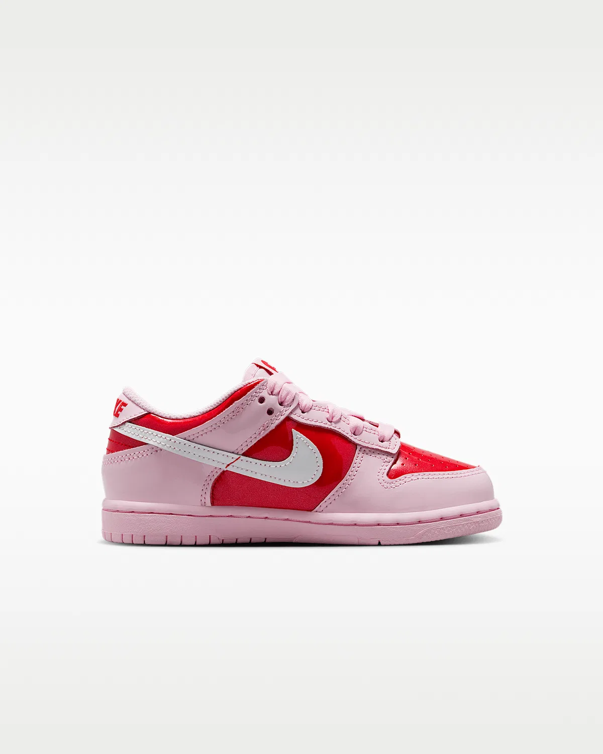 Кроссовки Nike Dunk Low для маленьких детей, Pink Foam/Light Crimson/Summit White — фото 3