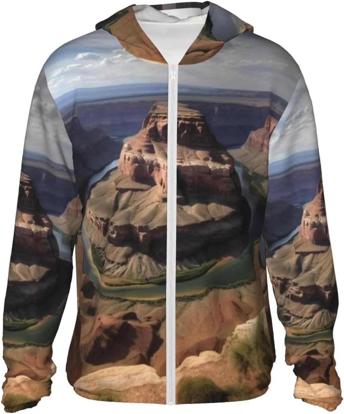 

Мужская футболка с защитой от солнца UPF 50+ Grand Canyon Arizona, легкая толстовка с длинным рукавом BWLHJKE