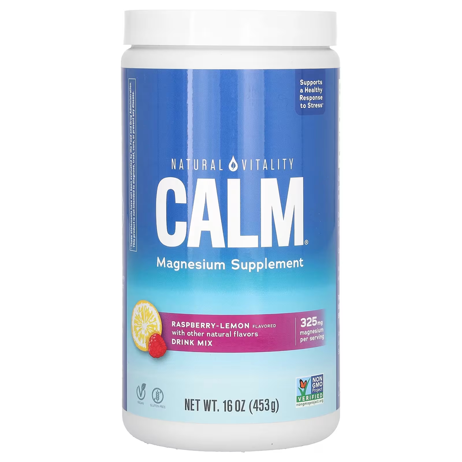 

Добавка с магнием Natural Vitality Calm малина-лимон, 453 г