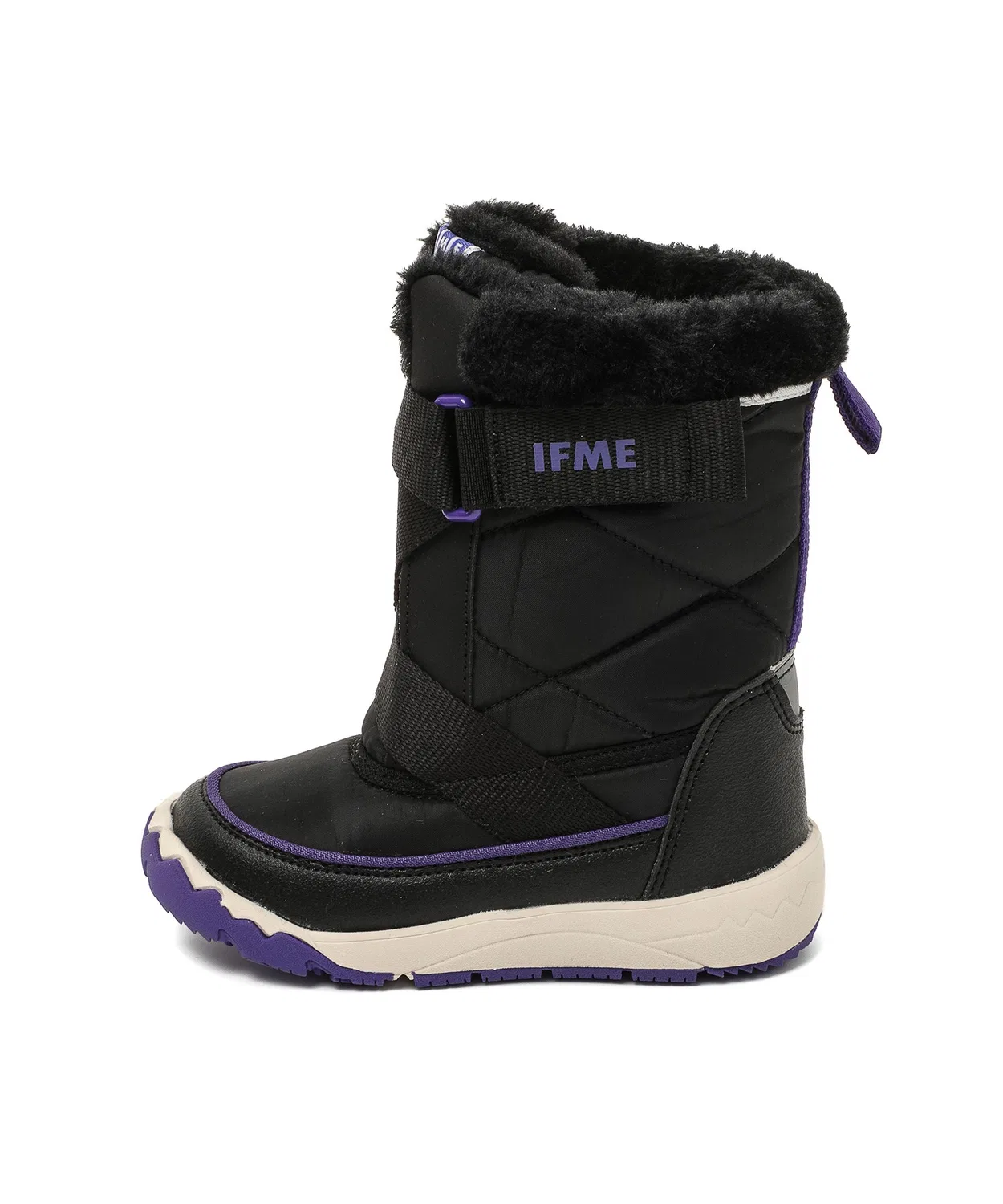 Детские ботинки Kinetic Snow с водоотталкивающим покрытием IFME, бежевые — фото 4
