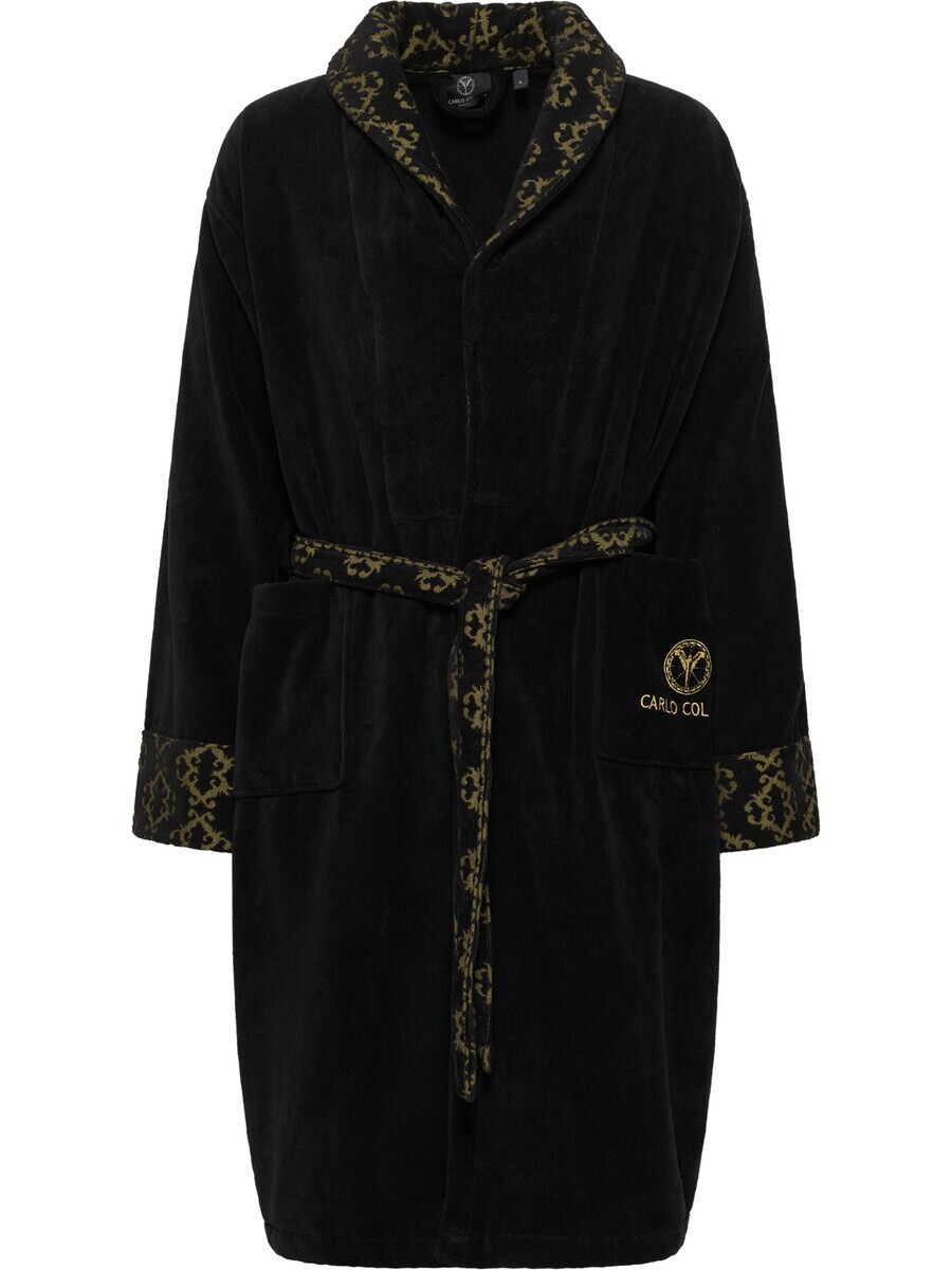 

Халат Carlo Colucci Short Bathrobe Raffael, черный