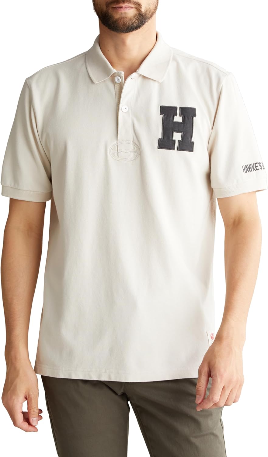 

Мужская рубашка-поло Canterbury S/S Rugger, слоновая кость