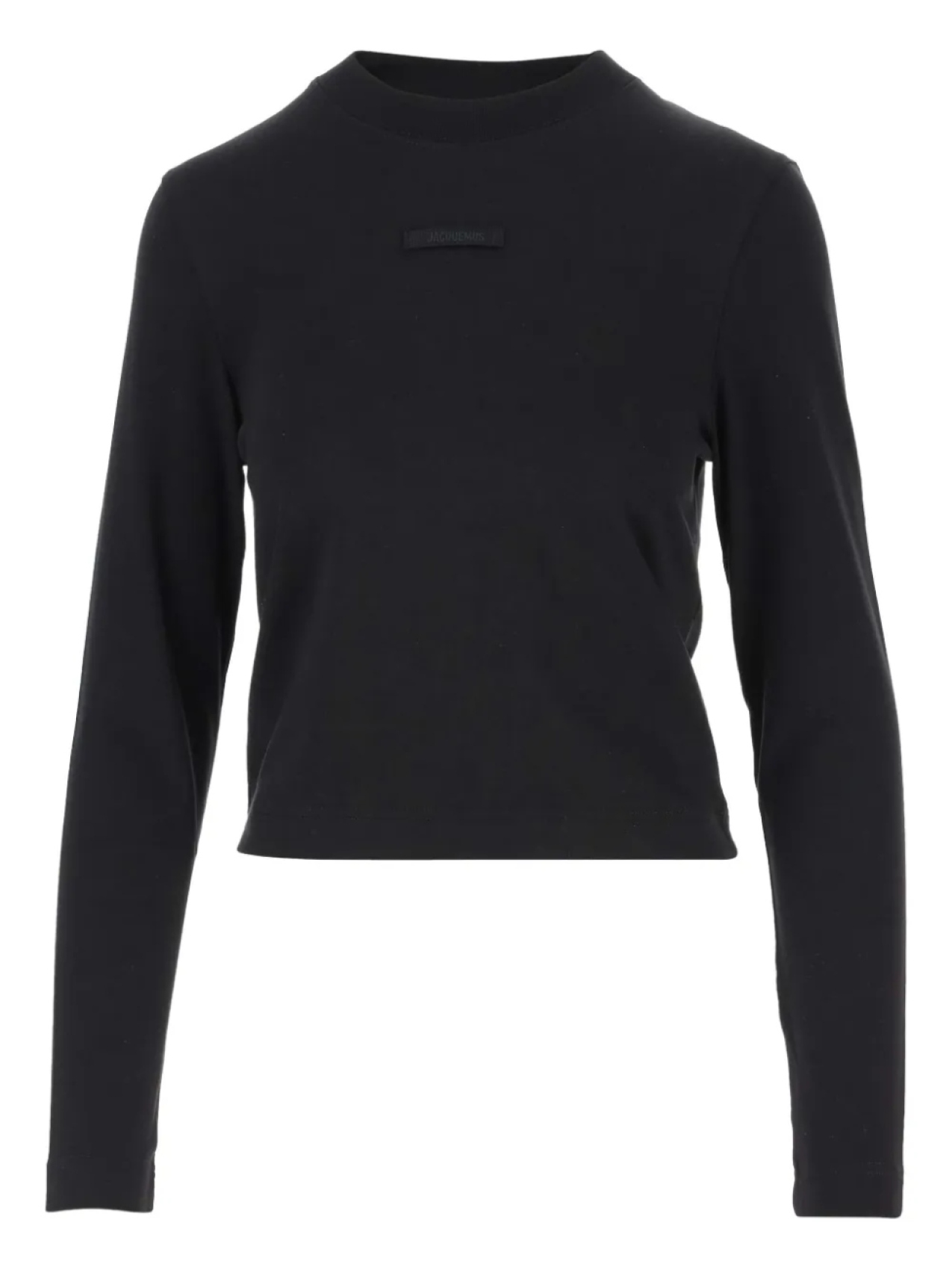 

Jacquemus The Gros Grain топ с длинными рукавами и логотипом, черный