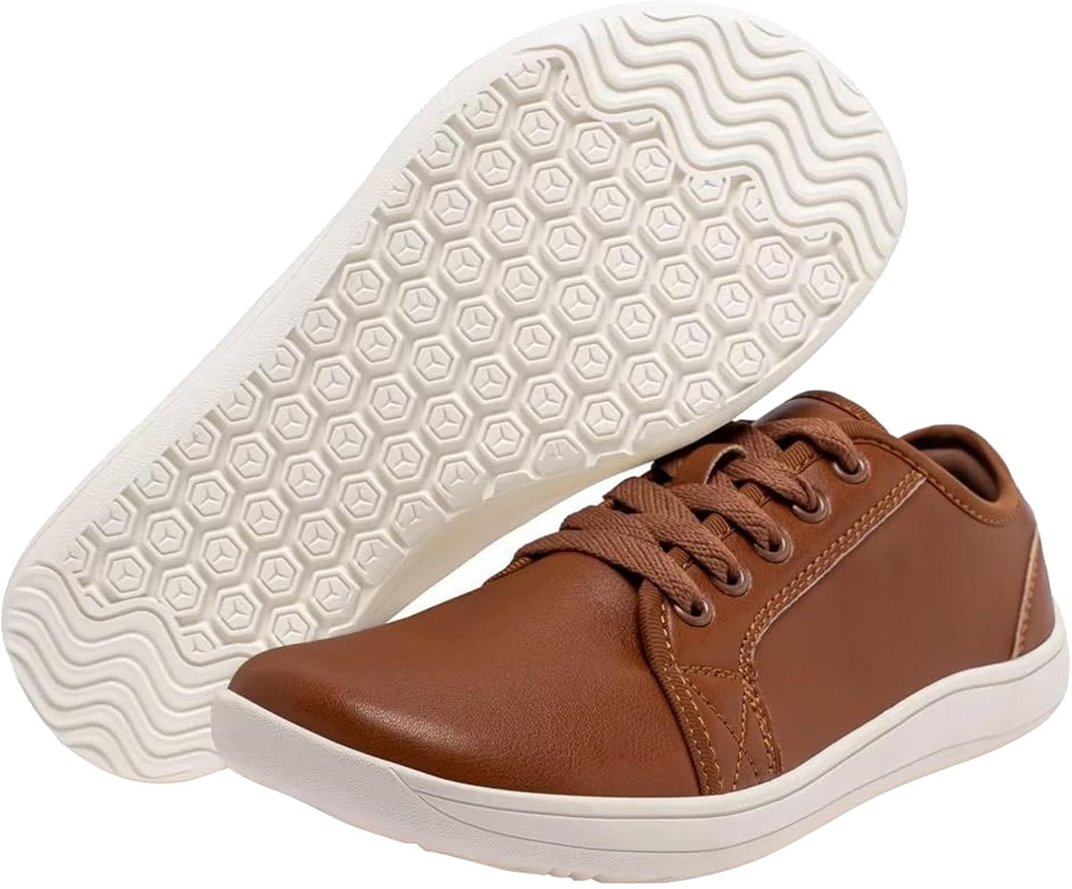 

Женские и мужские широкие минималистичные кроссовки-босоножки с нулевым уклоном, для ходьбы и трейл-раннинга, с мягкой подошвой Generic, коричневый