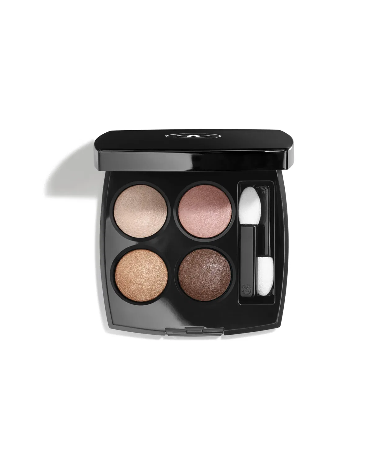 Палетка теней для век Les 4 Ombres, Chanel, 4 цвета, белый/бежевый