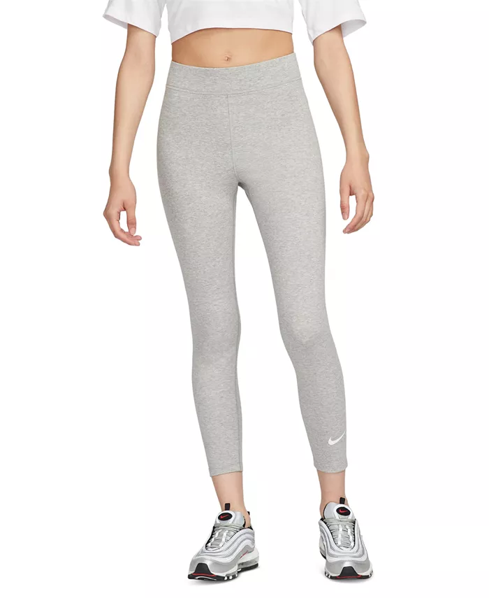 

Женские спортивные леггинсы Classic High-Waisted 7/8 Nike, серый