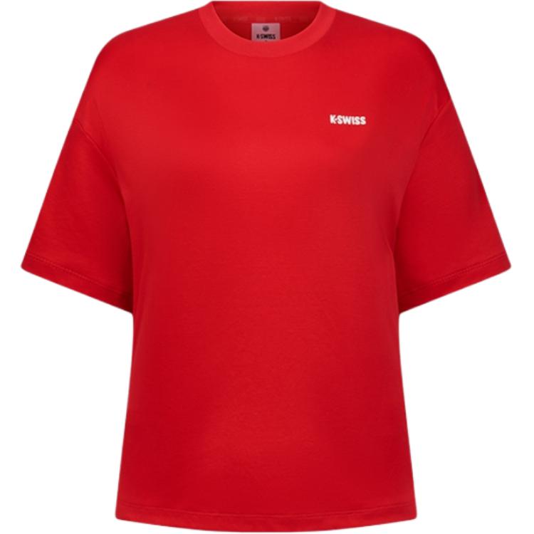 

KSWISS Футболка женская розово-красная K·SWISS