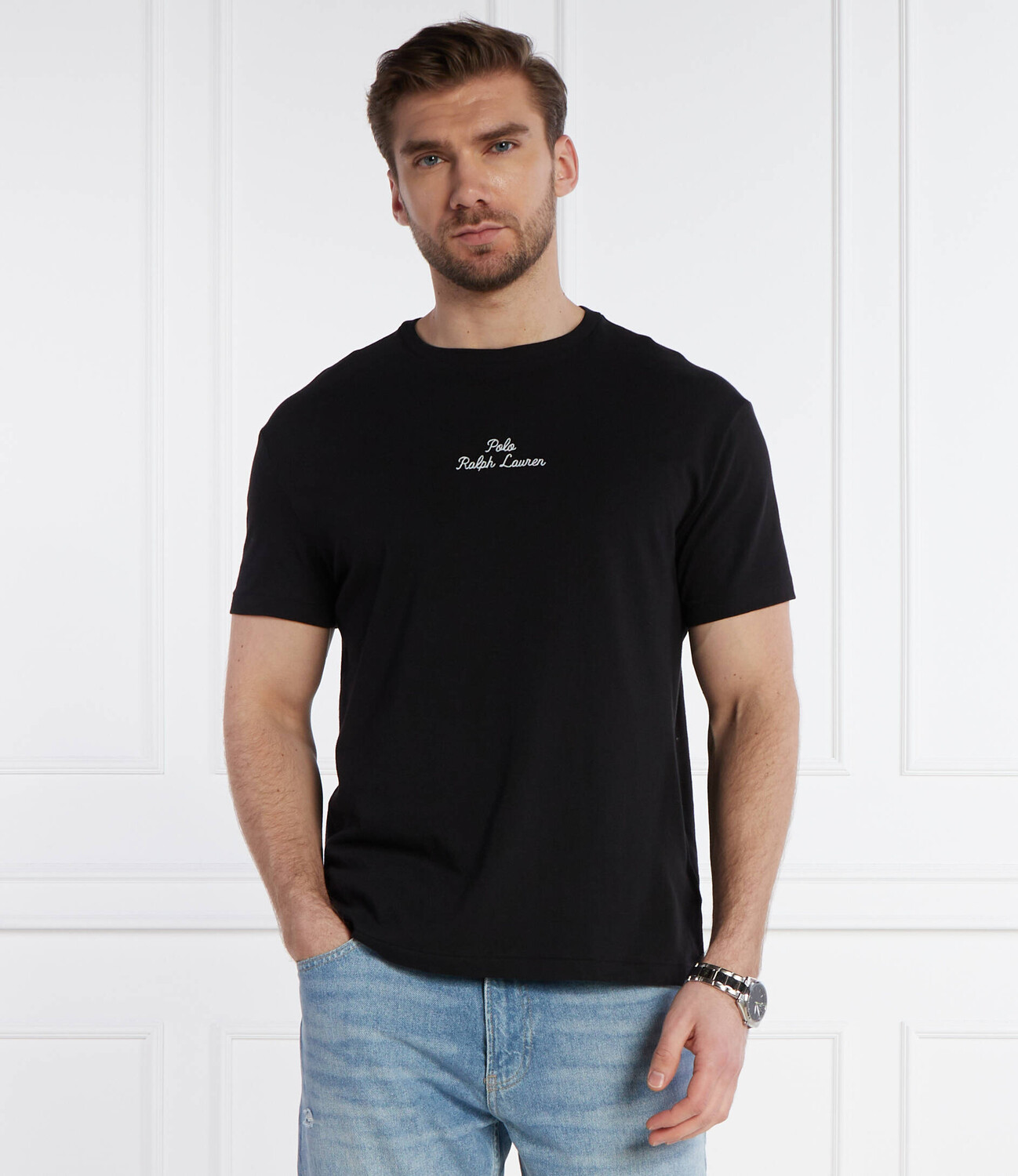 Футболка POLO RALPH LAUREN Regular Fit, черный — фото 3