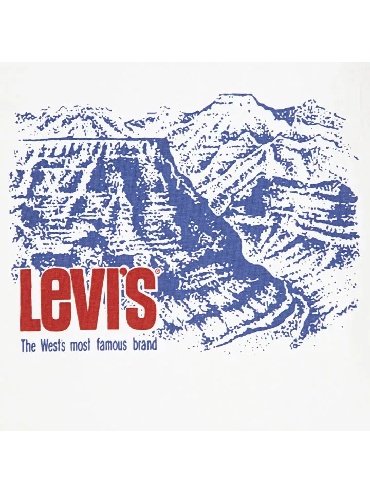 Лонгслив белый, Levi's Kids — фото 3