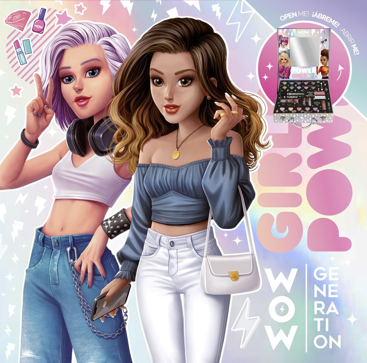 

Коробка аксессуаров для макияжа Wow Generation, 23 элемента Wow00055 Kids Euroswan