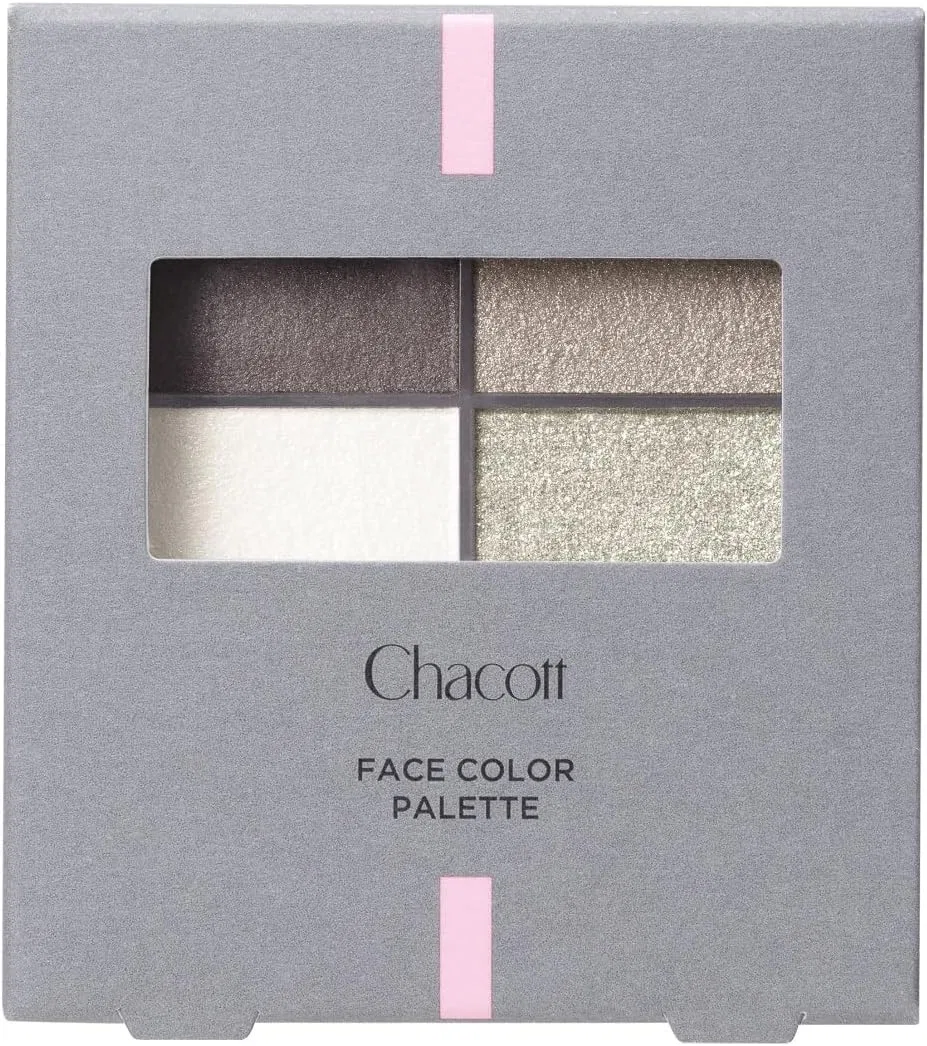 Палетка для макияжа Chacott Face Color Palette Monochrome Gray 4 г — фото 3