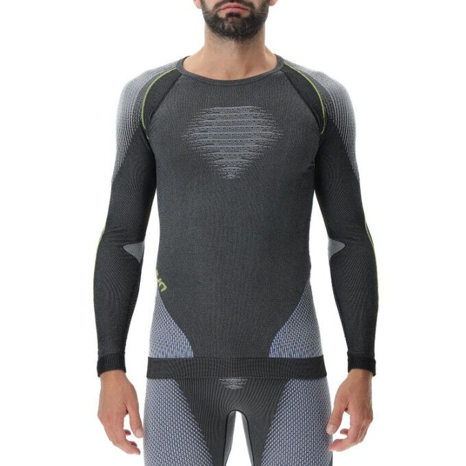 

Базовый слой Uyn MAN EVOLUTYON UW SHIRT LONG SLEEVES Anthracite melange/Blue/Yellow Shiny, Черный, Базовый слой Uyn MAN EVOLUTYON UW SHIRT LONG SLEEVES Anthracite melange/Blue/Yellow Shiny