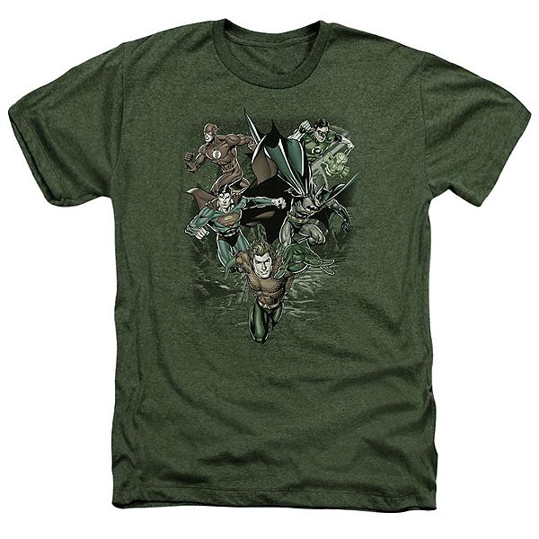 

Футболка adult heather с принтом justice league of america Licensed Character