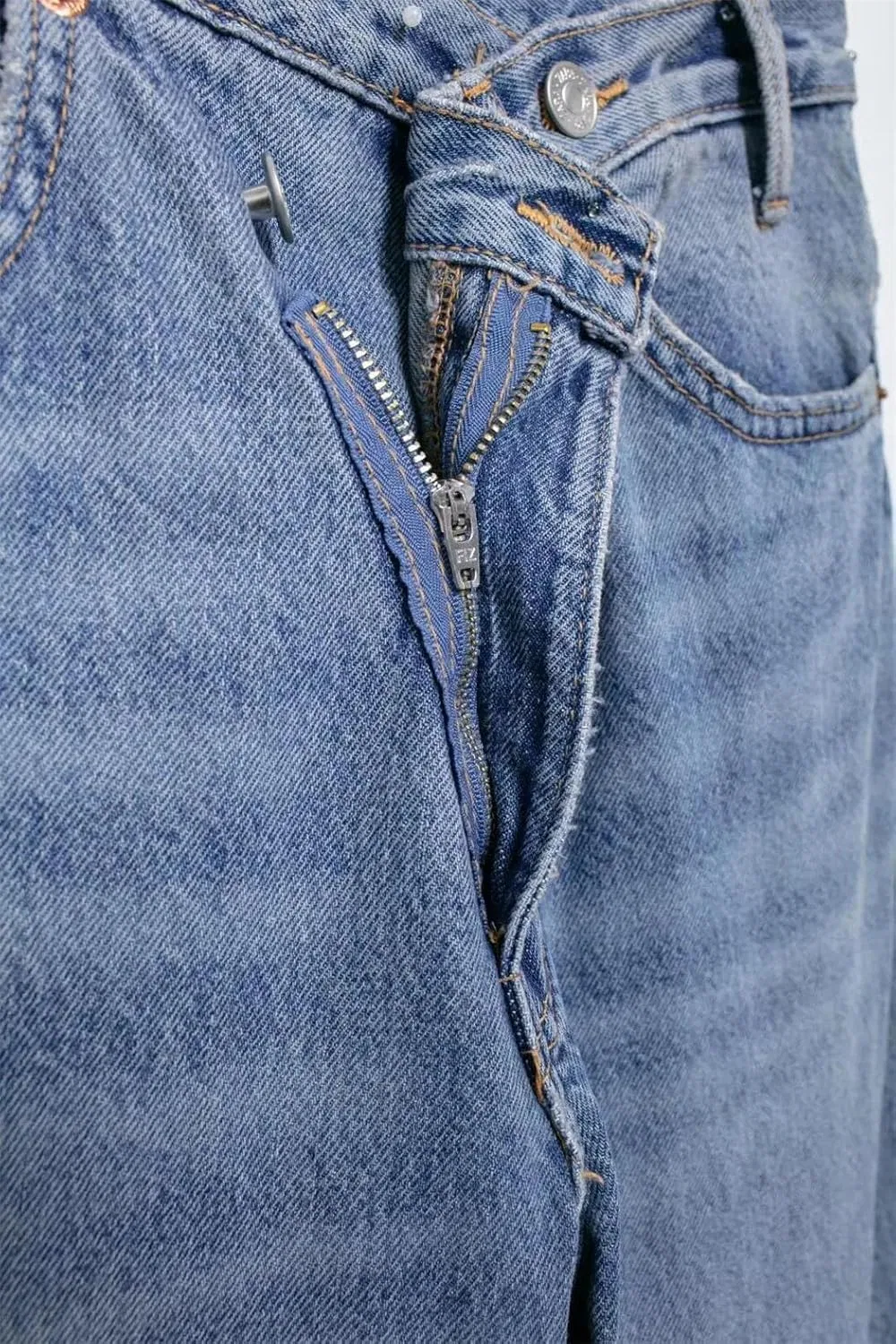 Джинсы прямые, высокая талия, 2 — фото 2