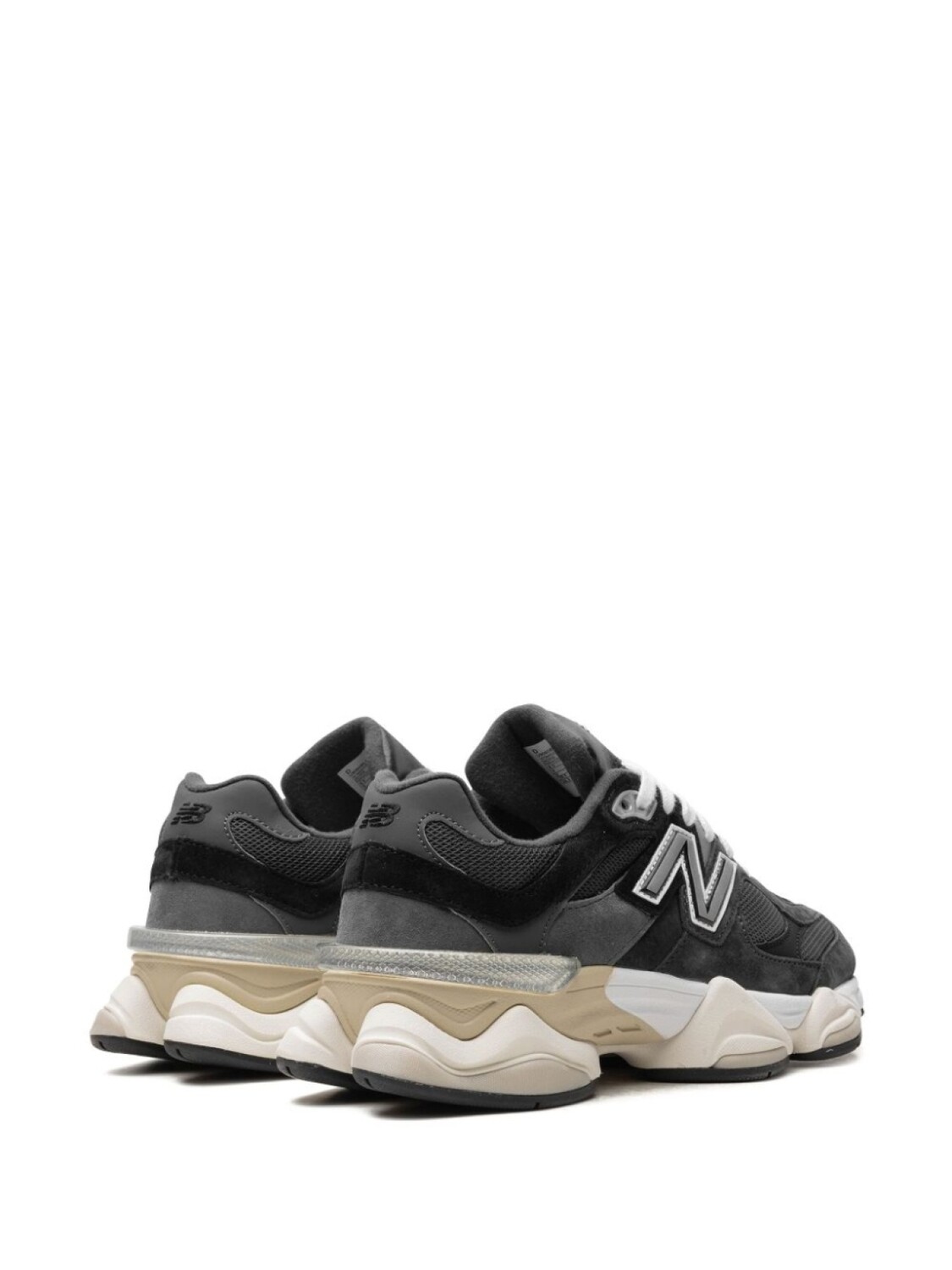 Кроссовки New Balance 9060 "Black Phantom/Charcoal", черный — фото 2