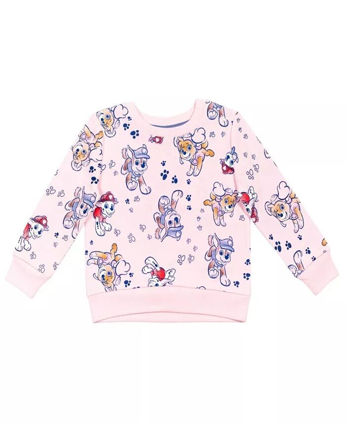 

Пуловер для девочек Marshall Chase Skye Everest, свитшот для малышей, Детский Paw Patrol, розовый