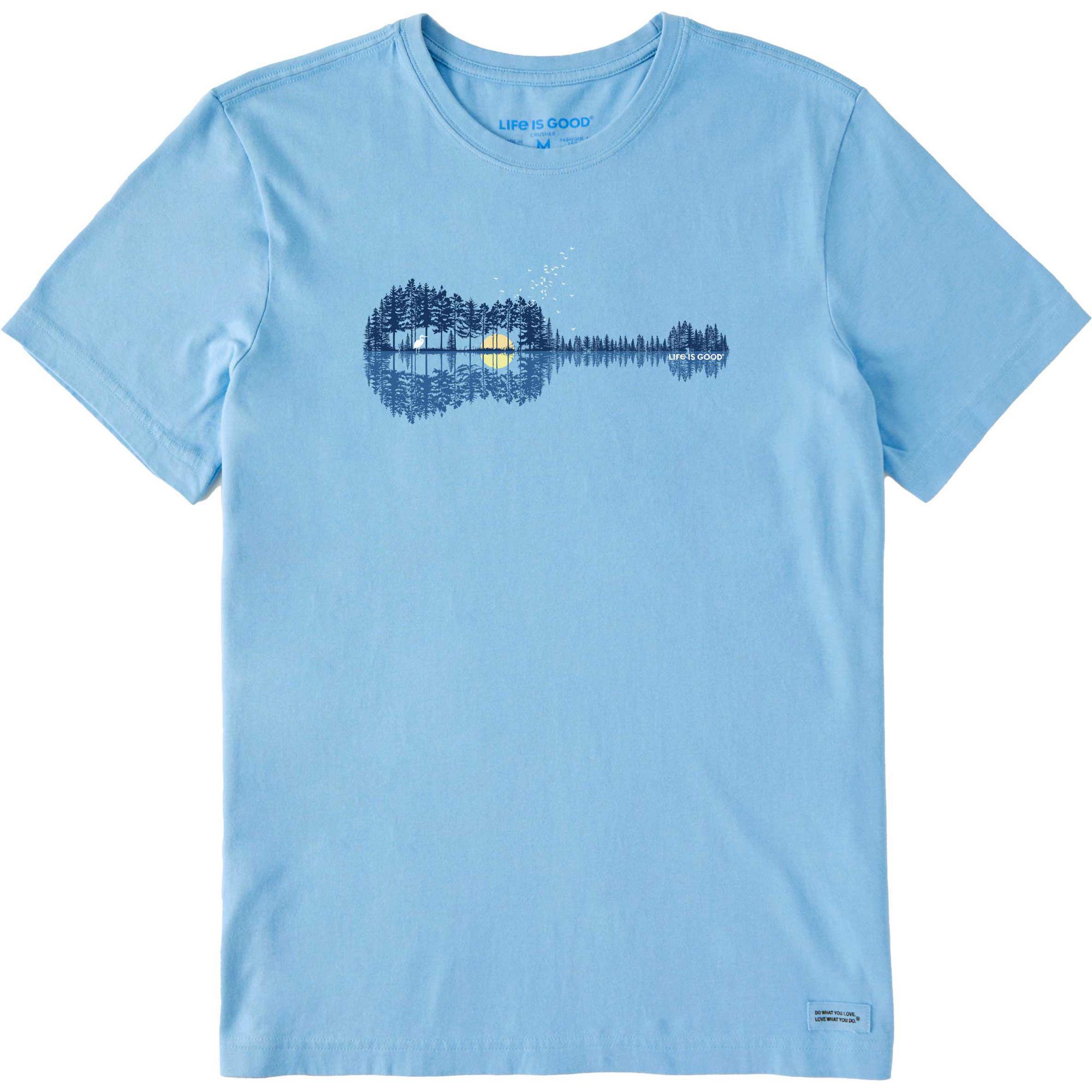 

Мужская футболка с коротким рукавом Pine Guitarscape Crusher Life Is Good, Cool Blue