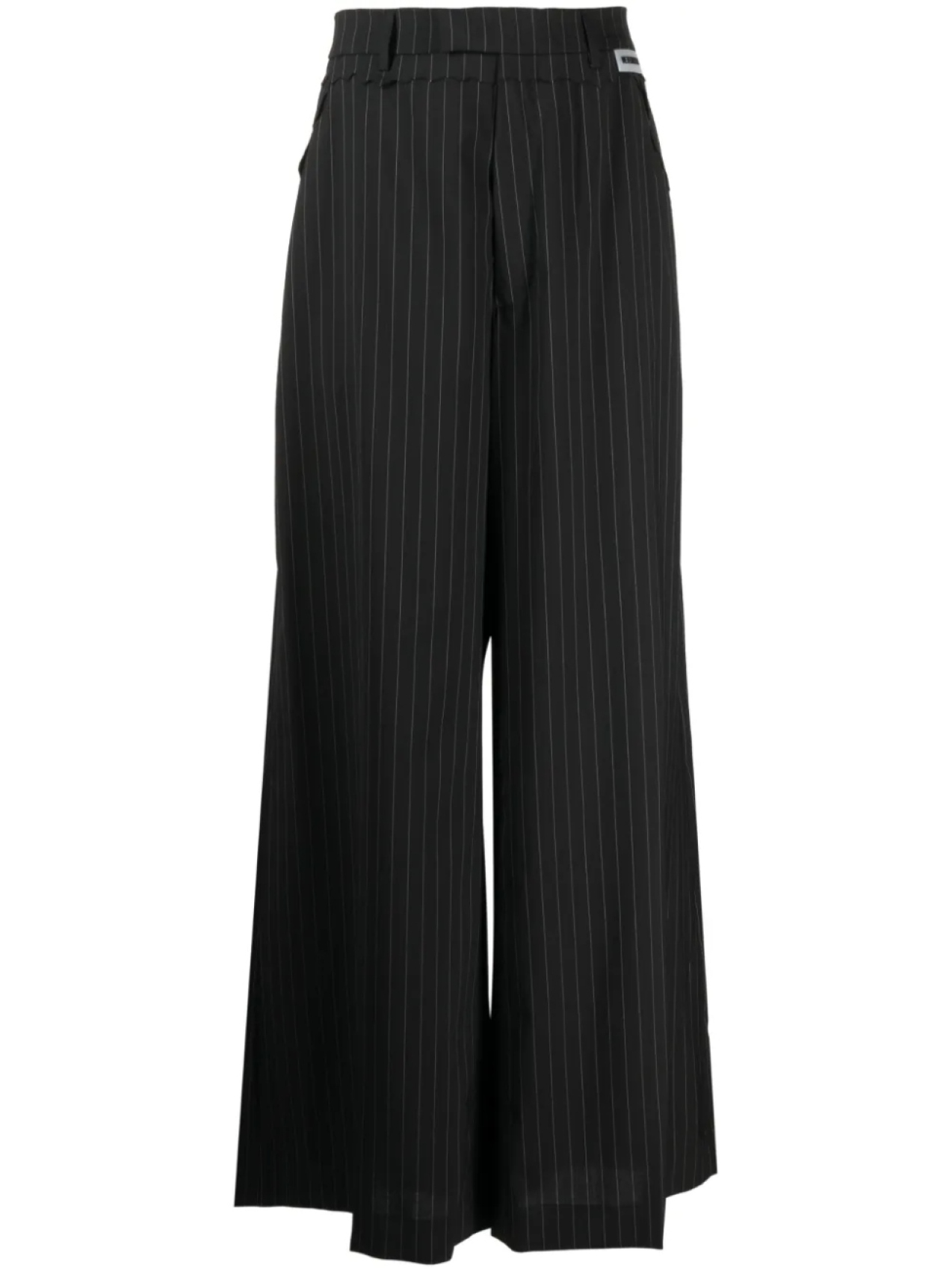 

VETEMENTS широкие брюки в тонкую полоску, черный