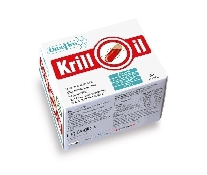 

Масло криля Omepro 60 капсул ANTİ